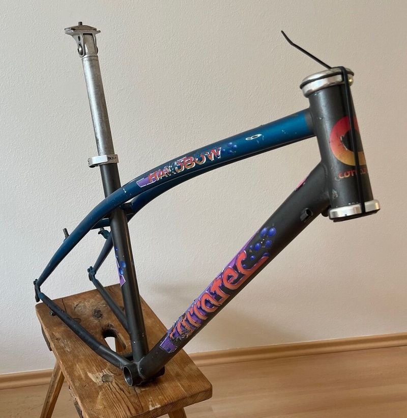 MTB rám Corratec - CrMo Tange, 2x zeslabované trubky 