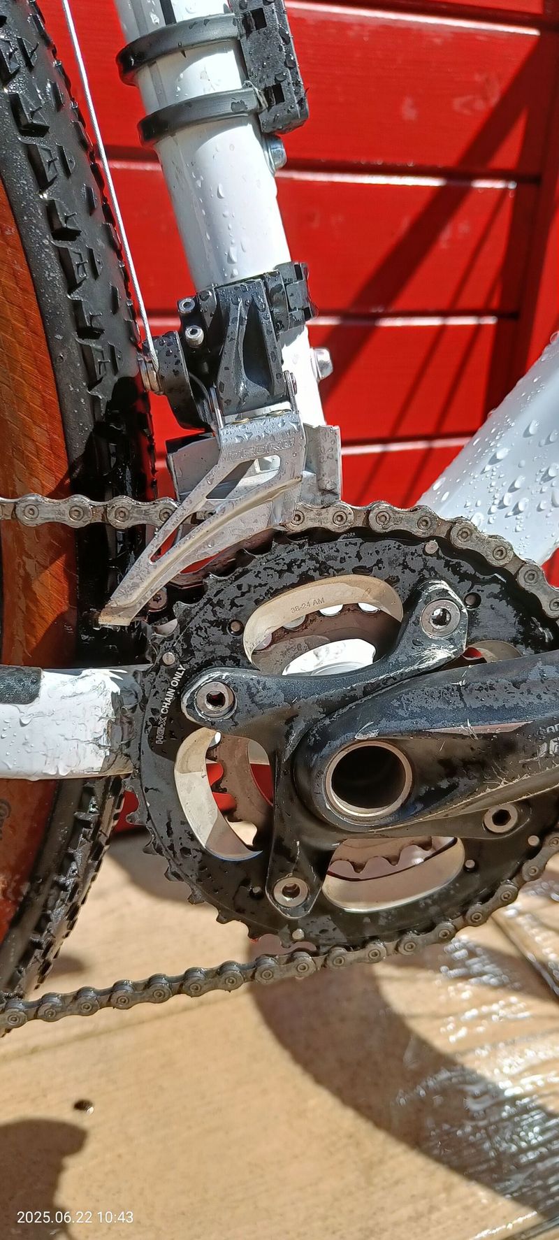 MTB, Prasklý rám