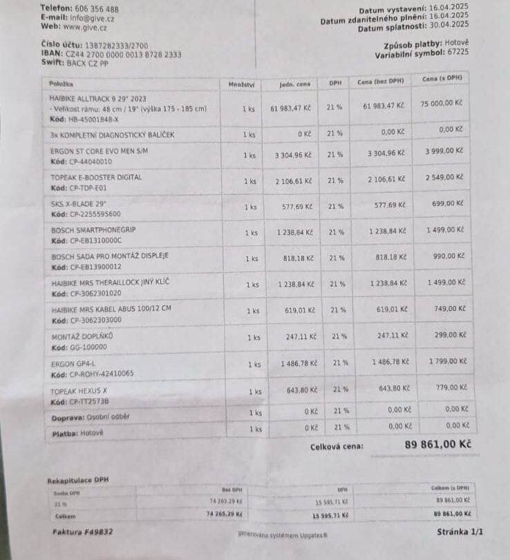 Elektrokolo HAIBIKE ALLTRACK 9 29" 2023 záruka, koupeno 4/25