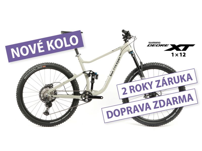Nové kolo celoodpruž. MTB 29" Lee Cougan Quest SHIMANO XT 1x12 vel. S/M/L - k výběru více barev