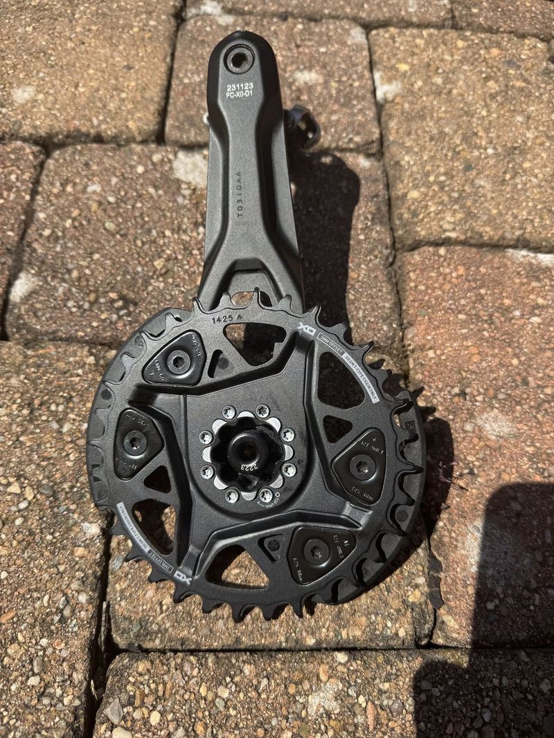 Zánovní Sram X0 kliky 175 mm, NOVÝ převodník 32T 3 mm offset