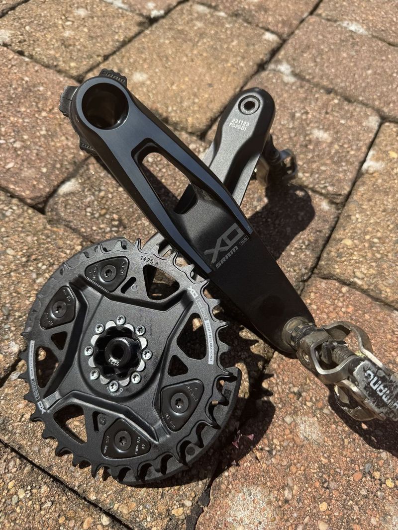 Zánovní Sram X0 kliky 175 mm, NOVÝ převodník 32T 3 mm offset