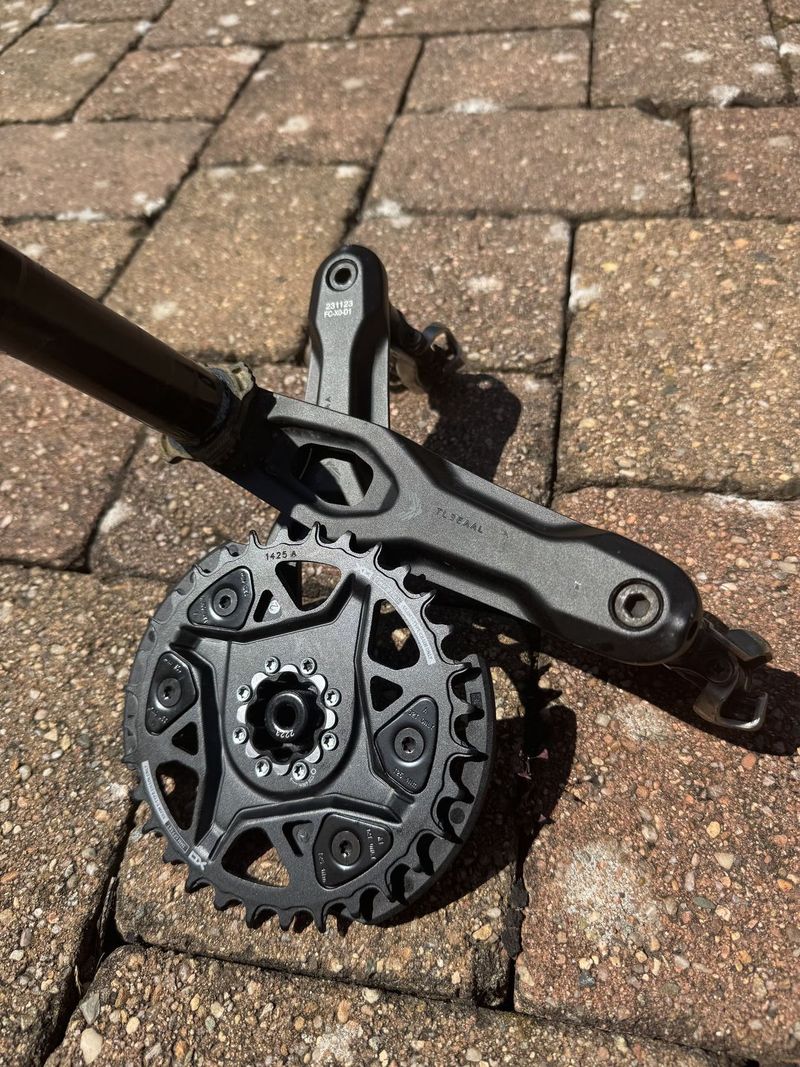 Zánovní Sram X0 kliky 175 mm, NOVÝ převodník 32T 3 mm offset