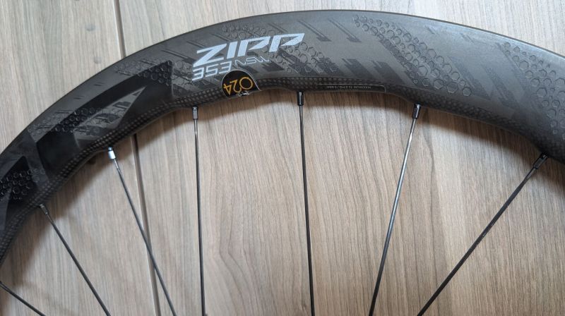Zipp 353 NSW Tubeless Disc-brake 1255 g