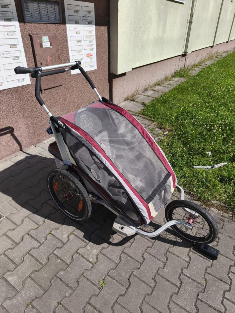 Thule Chariot CX2 – dětský vozík za kolo pro 2 děti + cyklo set + jogging kolo