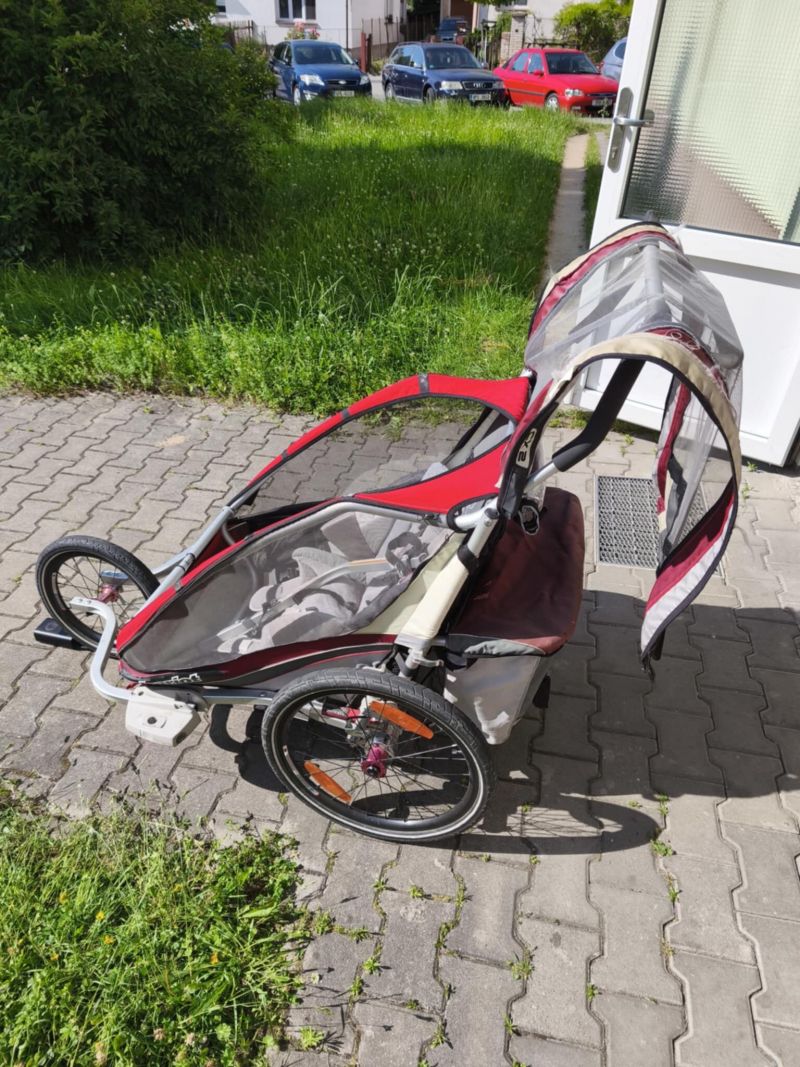 Thule Chariot CX2 – dětský vozík za kolo pro 2 děti + cyklo set + jogging kolo
