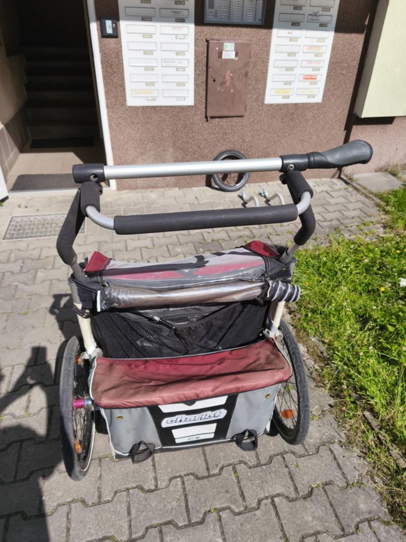 Thule Chariot CX2 – dětský vozík za kolo pro 2 děti + cyklo set + jogging kolo