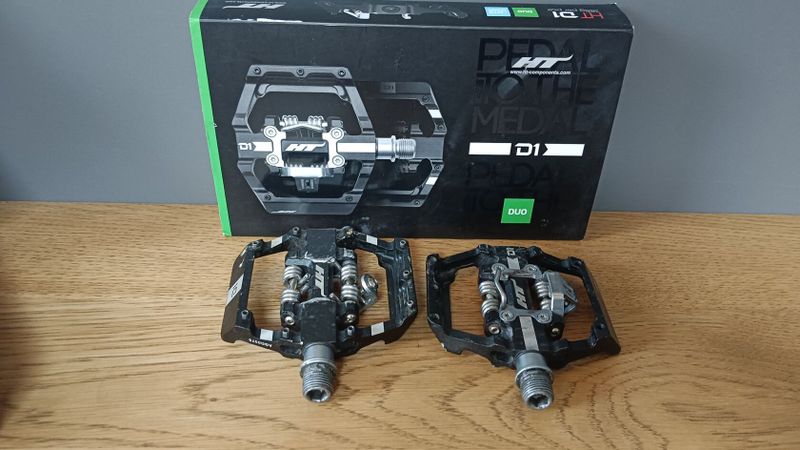 pedály platformy nášlapné pedály HT HTI-D1 MTB
