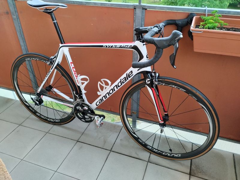 Cannondale Synapse - karbon | Shimano Dura-Ace | Dura-Ace C35 kola | vel. XL