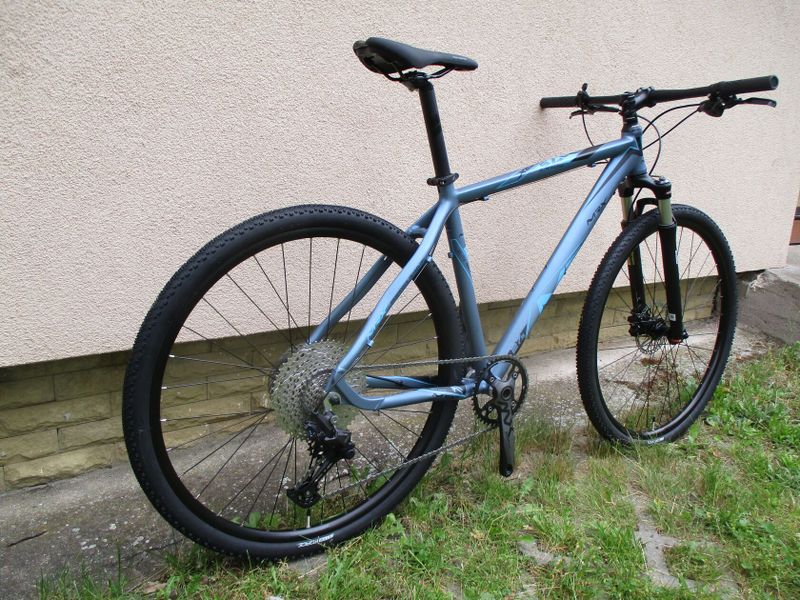 Nové lehké krosové kolo MRX Elite 19,5", vzduchová vidlice Suntour NRX, Shimano Deore 1x11