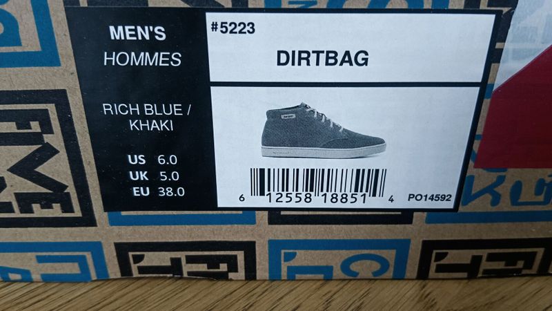 cyklistické boty Five Ten Dirtbag Rich Blue vel.39 Nové