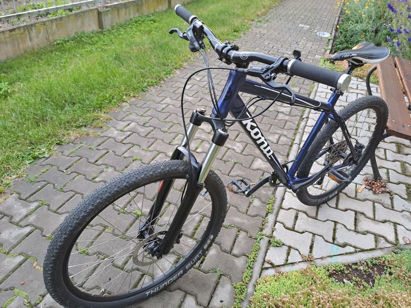 Horské kolo KONA 26“ velikost M (cca 155-185 cm), vidlice vzduch 140mm, XT 1x10