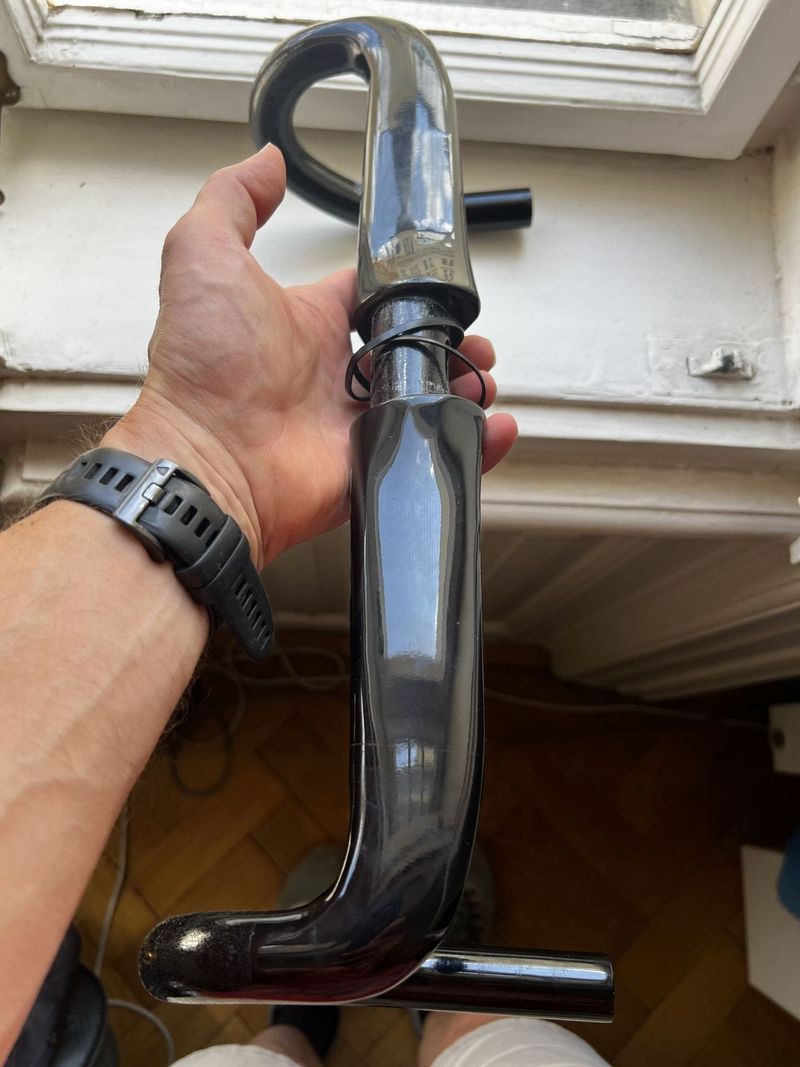 Karbonová řidítka Basso 44cm oo