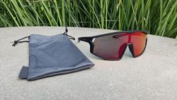 Cyklistické brýle Uvex Skyryse Jr. Black Matt/Mirror red