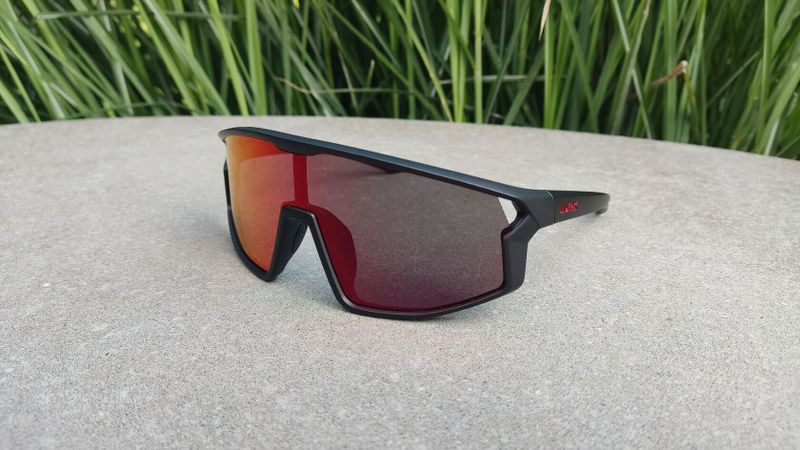 Cyklistické brýle Uvex Skyryse Jr. Black Matt/Mirror red