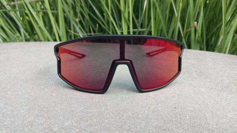 Cyklistické brýle Uvex Skyryse Jr. Black Matt/Mirror red