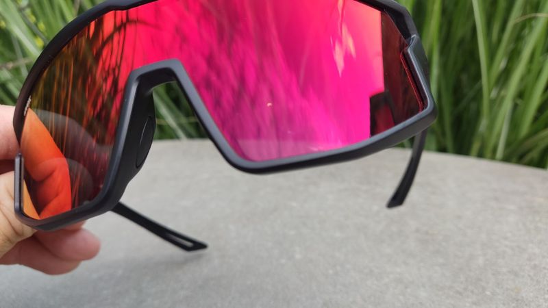 Cyklistické brýle Uvex Skyryse Jr. Black Matt/Mirror red