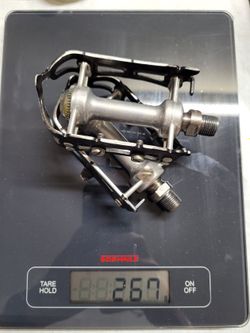 Pedály Campagnolo Super Record - titanové osy