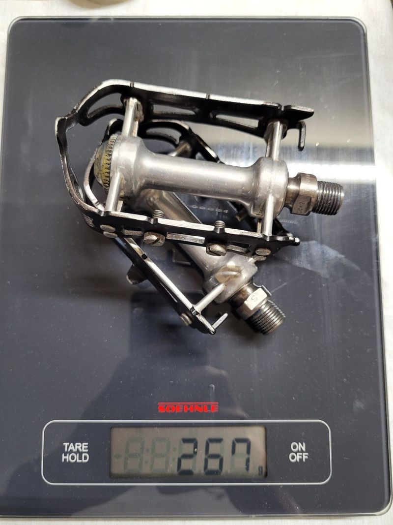 Pedály Campagnolo Super Record - titanové osy