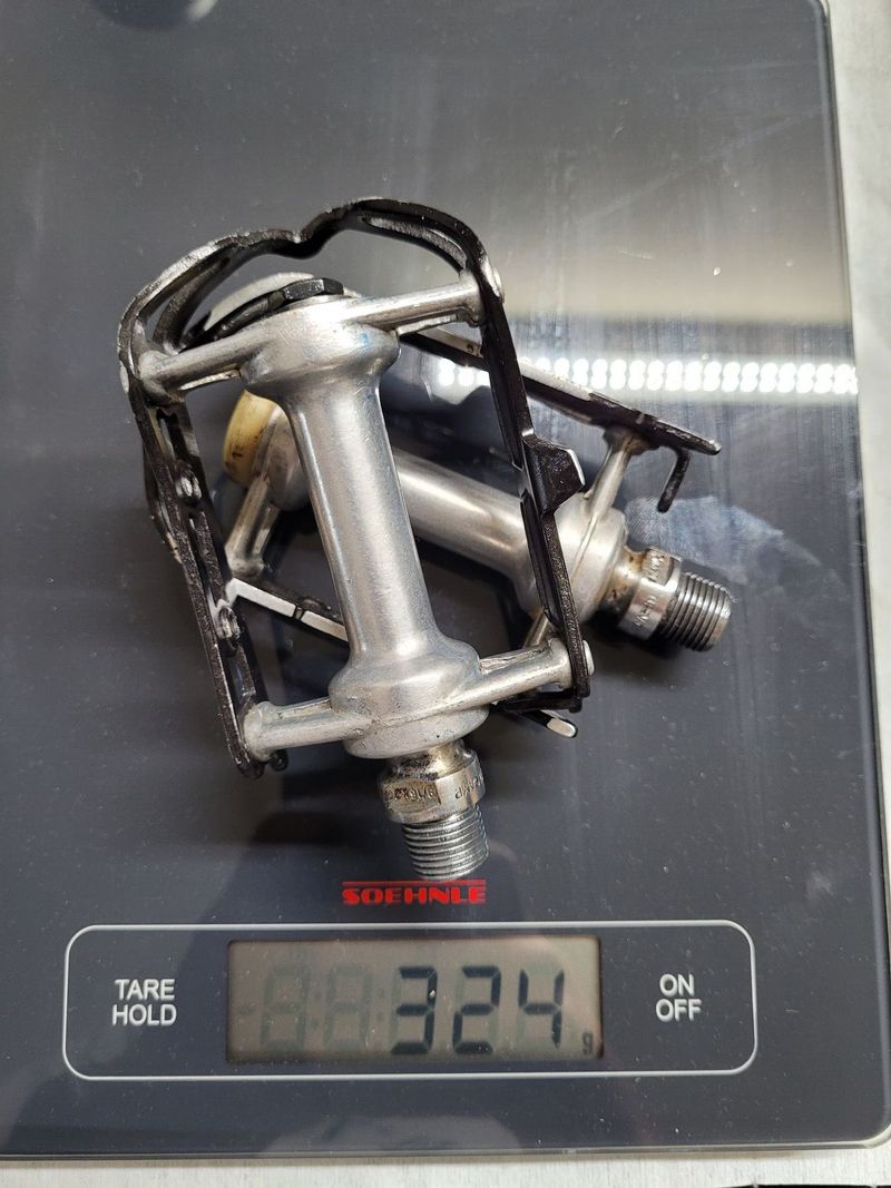Pedály Campagnolo Super Record - titanové osy