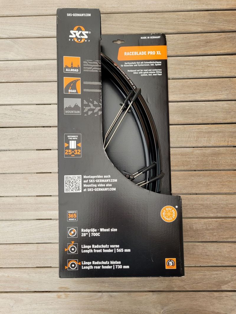 Blatníky na silniční kolo Raceblade Pro XL SKS