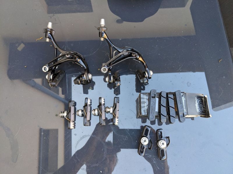 Špalky, Brzdy Campagnolo Record 