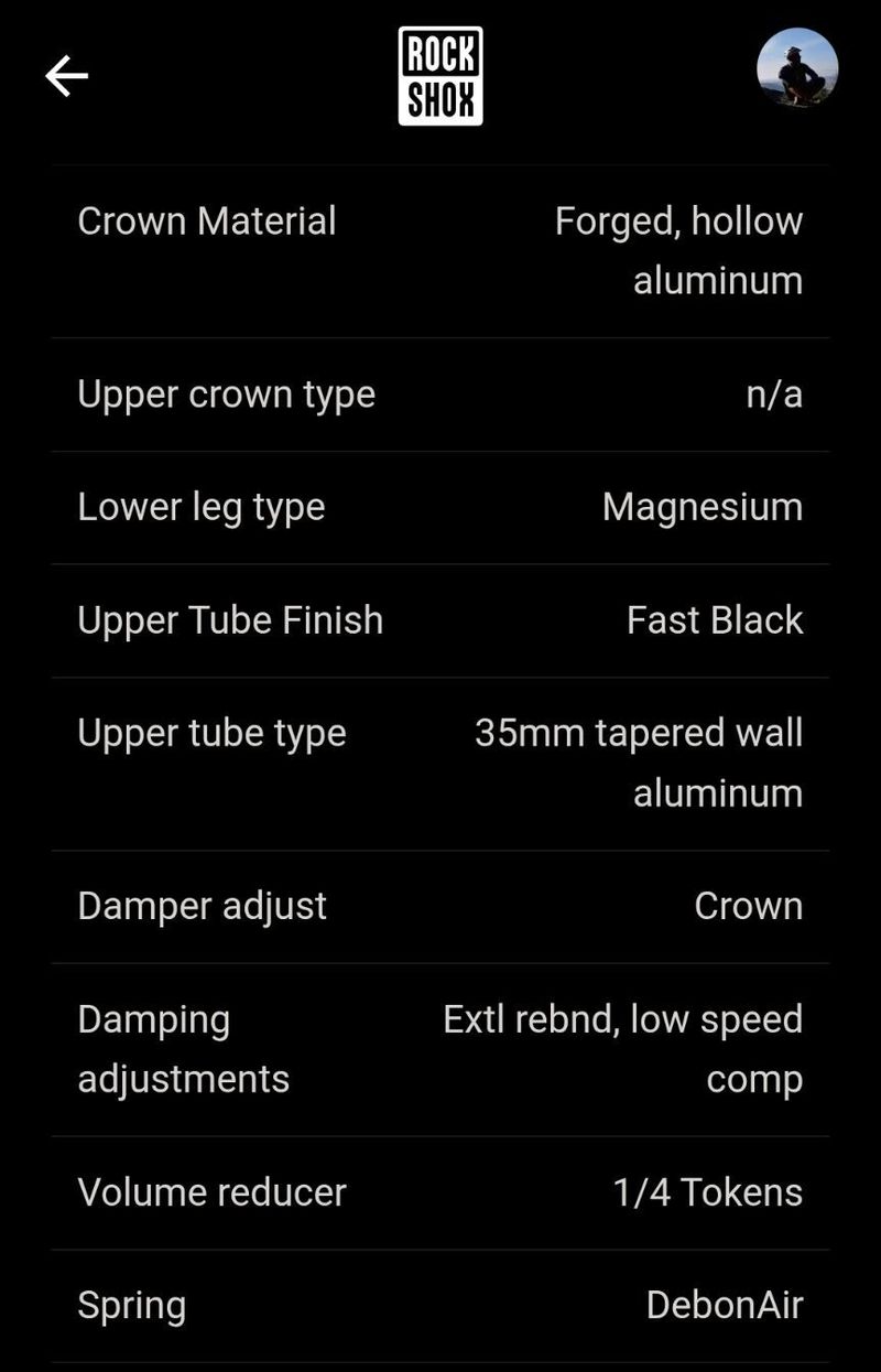 Rock Shox Revelation 150mm 29" boost DebonAir