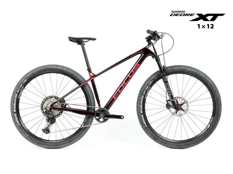 Nové kolo MTB 29" FOCUS Raven 9.9 SHIMANO XT 1x12 tmavě vínově červené lesklé - vel. S (16,5")