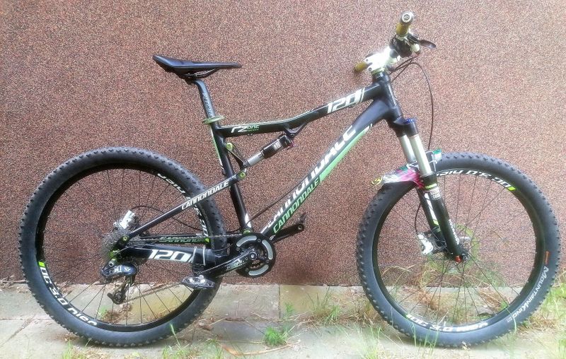 Celoodpružené kolo cannondale rz120