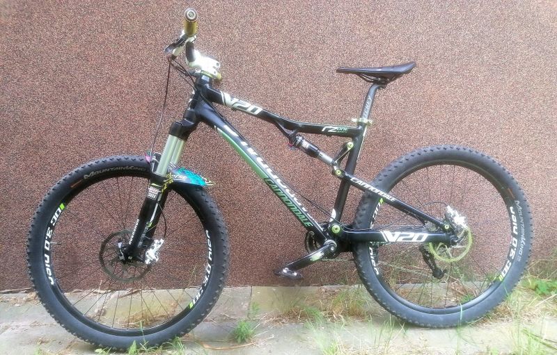 Celoodpružené kolo cannondale rz120