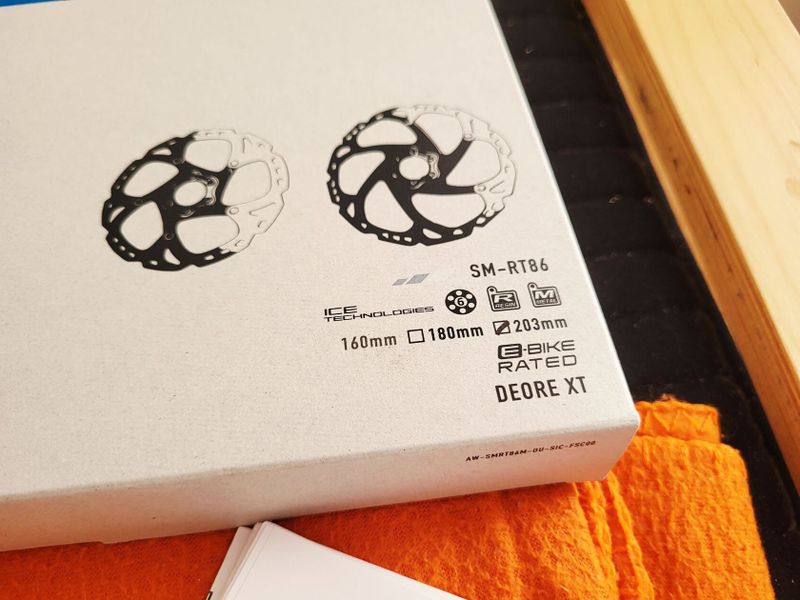Nové kotúče Shimano Deore XT SM-RT86 IceTech 203mm