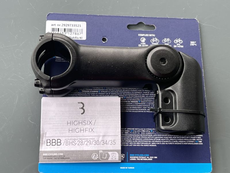 Stavitelný představec BBB HighFix 31.8 