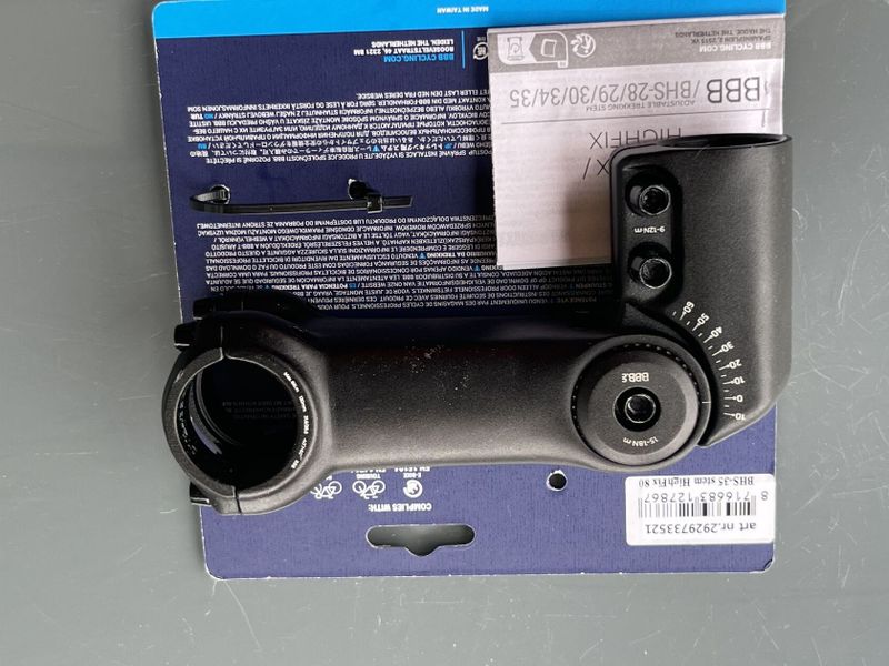 Stavitelný představec BBB HighFix 31.8 