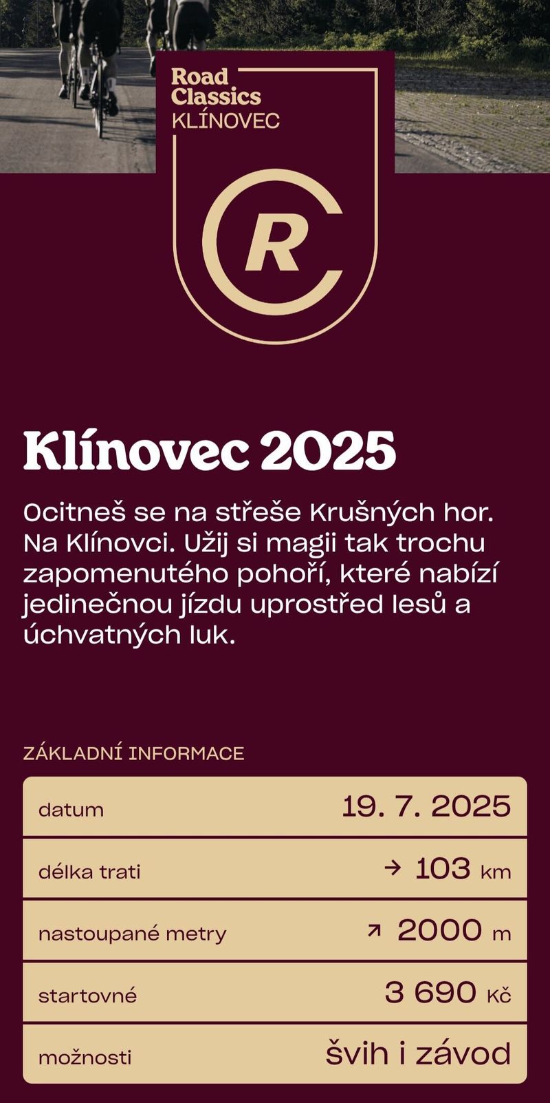 Road Classics Klínovec 