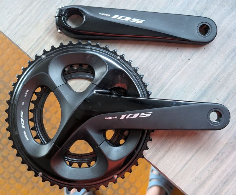 Nová mechanická sada 2x11sp Shimano 105, hydraulické brzdy