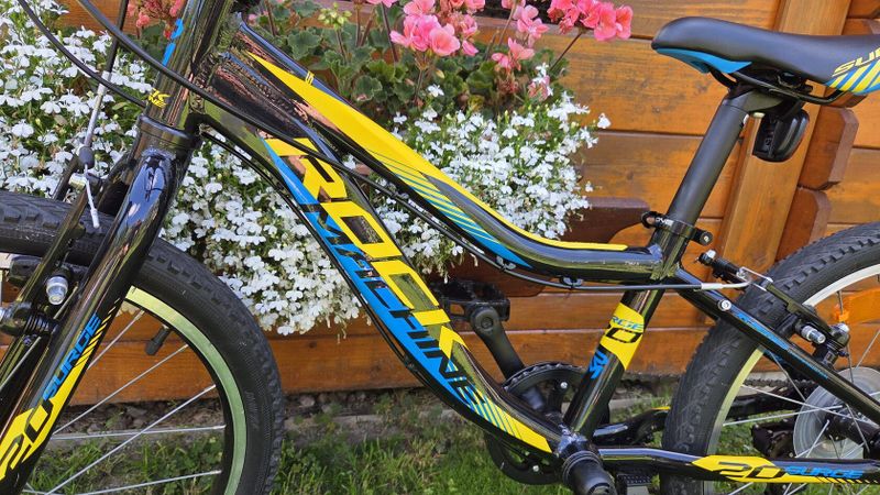Dětské kolo 20" Rock Machine Surge 4-9let postava 100-135cm jako NOVÉ nevyužité!