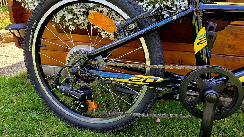 Dětské kolo 20" Rock Machine Surge 4-9let postava 100-135cm jako NOVÉ nevyužité!