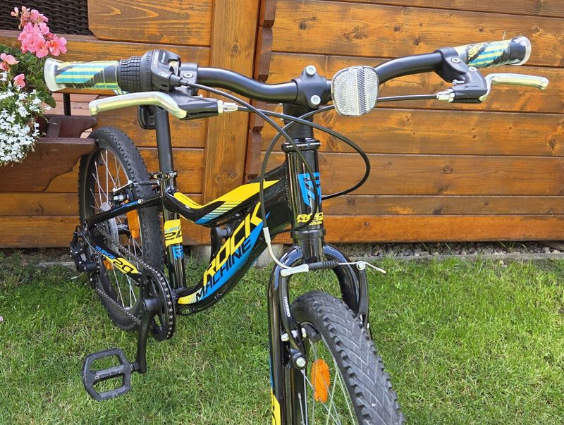 Dětské kolo 20" Rock Machine Surge 4-9let postava 100-135cm jako NOVÉ nevyužité!