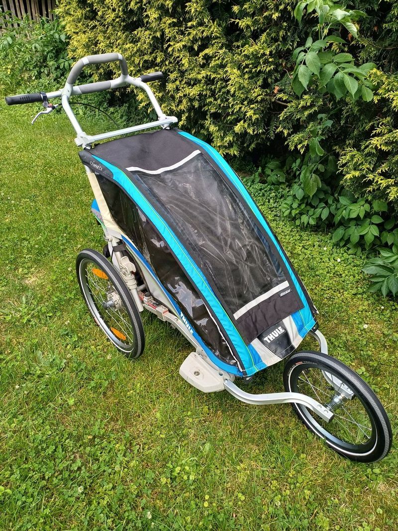 Thule Chariot CX 1 – TOP vozík za kolo, běh, brusle, běžky, skialpy + bohatá výbava