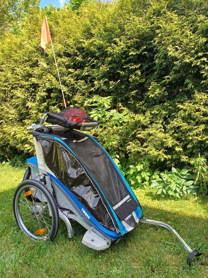 Thule Chariot CX 1 – TOP vozík za kolo, běh, brusle, běžky, skialpy + bohatá výbava