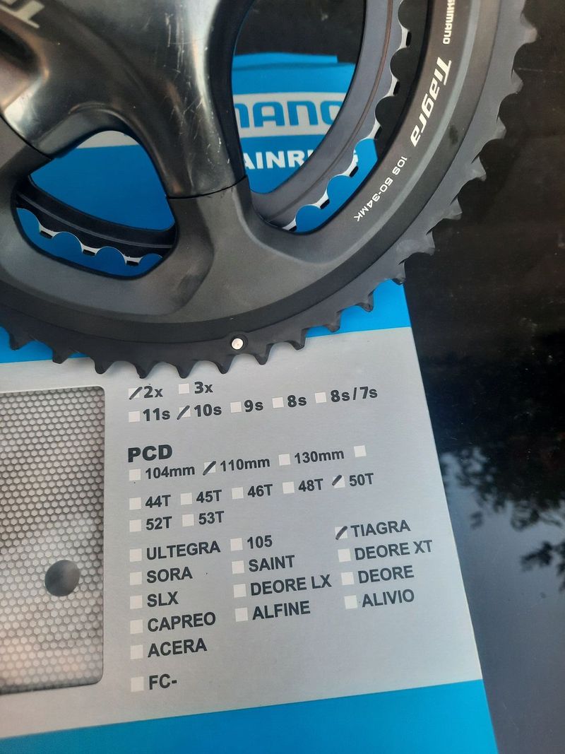 Kliky Shimano TIAGRA 10/11sp, 50x34z, 175mm