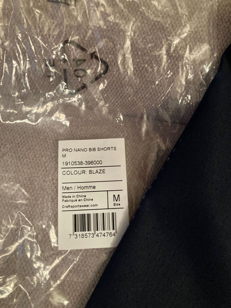 Nové Craft Pro Nano Bib Shorts tmavě modré kraťasy