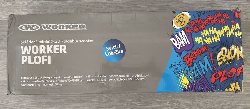 Dětská koloběžka WORKER PLOFI