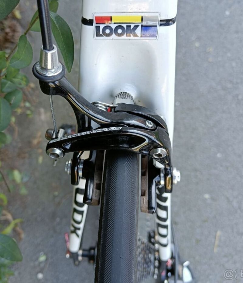 Na míru stavěny Look 695, Campagnolo Record, váha 6,8kg