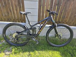 Trek top fuel 9.7 matte raw carbon, M