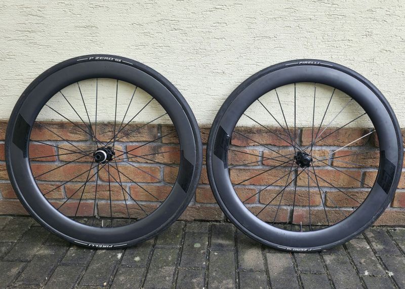 VISION SC 55 - zapletená karbon kola (set)