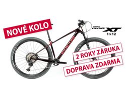 Nové kolo MTB 29" FOCUS Raven 9.9 SHIMANO XT 1x12 tmavě vínově červené lesklé - vel. S (16,5")