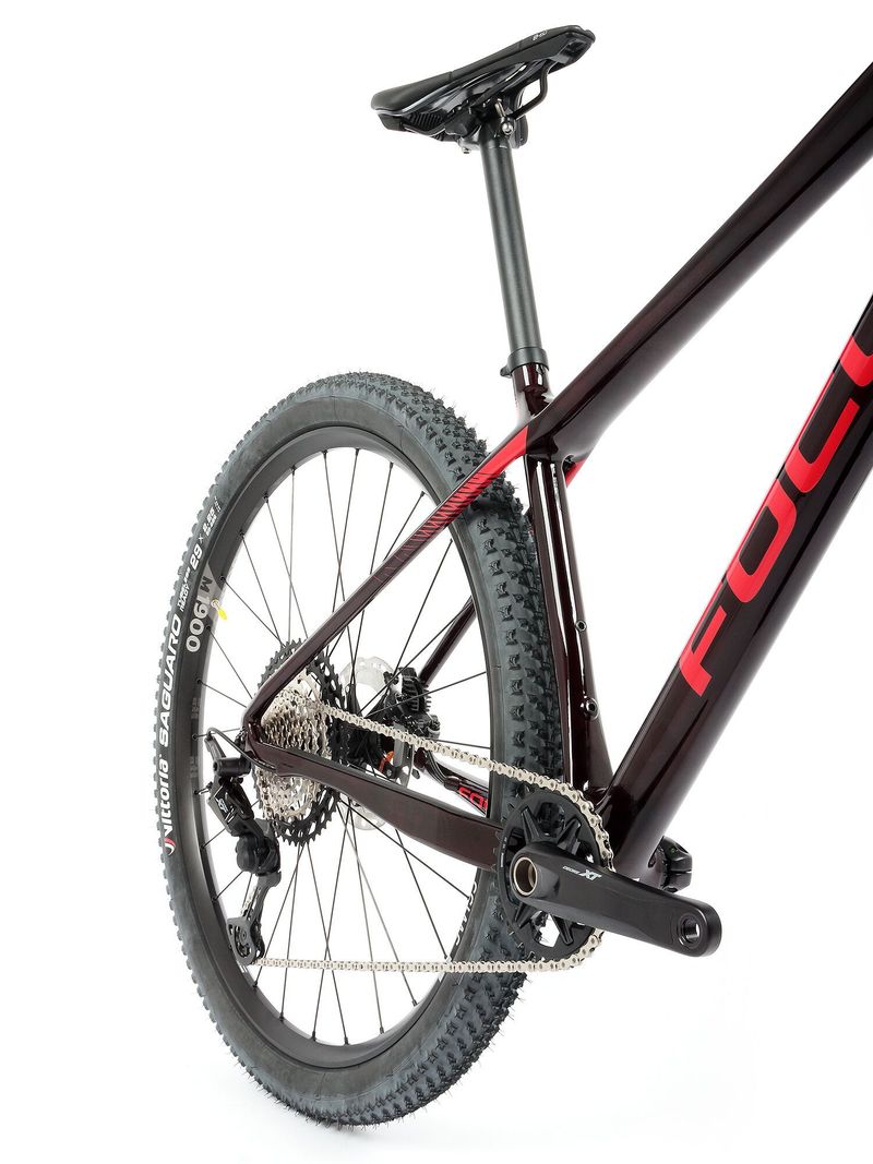 Nové kolo MTB 29" FOCUS Raven 9.9 SHIMANO XT 1x12 tmavě vínově červené lesklé - vel. S (16,5")