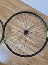 Zapletene kola predni 100/15 +zadni 142/12, 