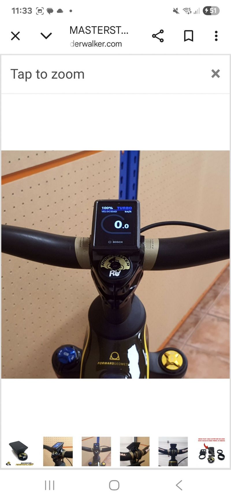 Držák na Kiox 300 nebo 500 od firmy Riderwalker